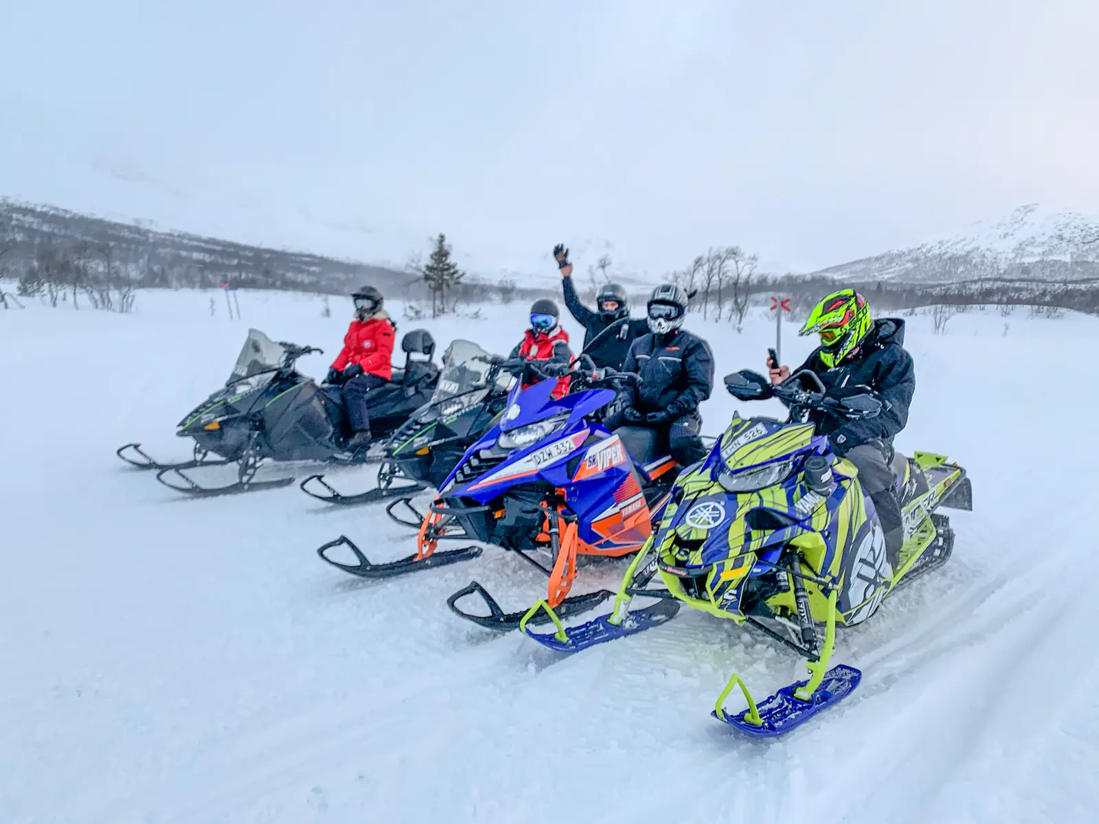 Snowmobile team ready for the mountains